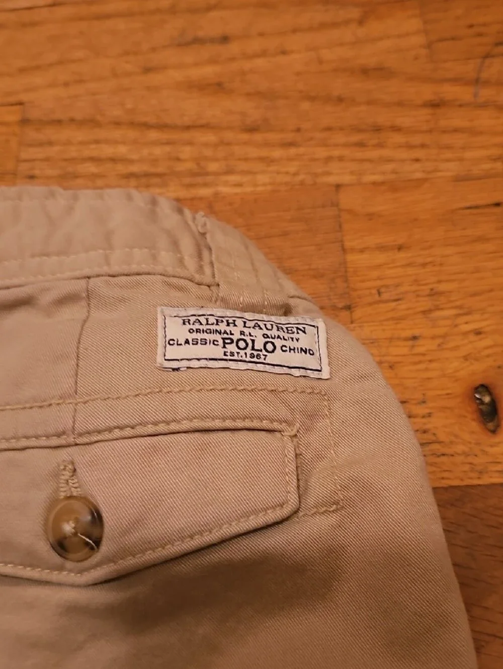 Boy's Ralph Lauren Khaki Cargo Shorts